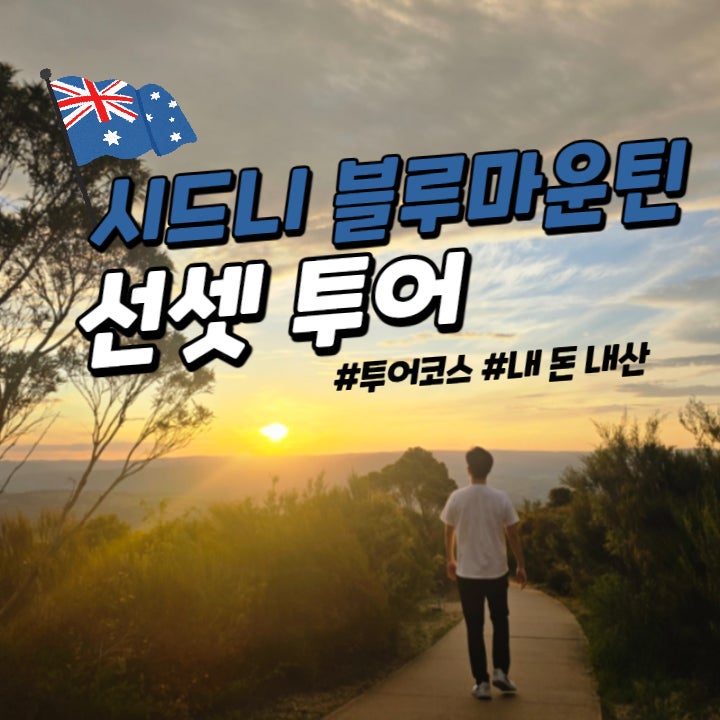  호주 시드니 블루마운틴 선셋 별밤 투어 내 돈 내산 후기(투어 코스, 지그재그 후기)