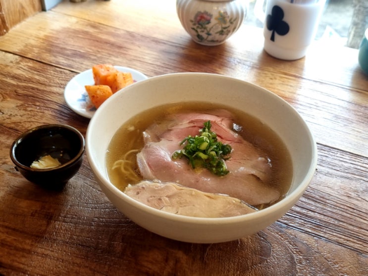  합정 시오라멘맛집 담택 평일 점심 웨이팅후기