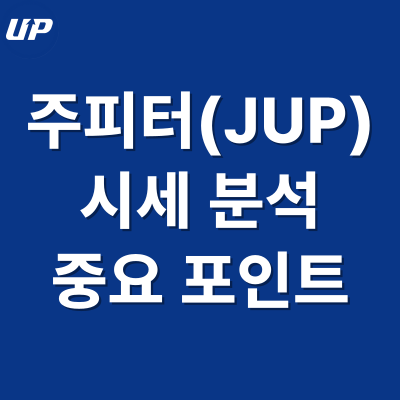  주피터(JUP) 상승 전망, 주요 저항선과 지지선 체크해보세요!