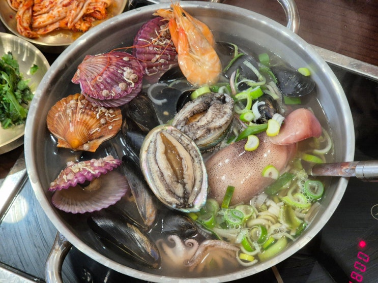  용인 고기리 칼국수 맛집 고기리만선호 해물 가득 계곡뷰