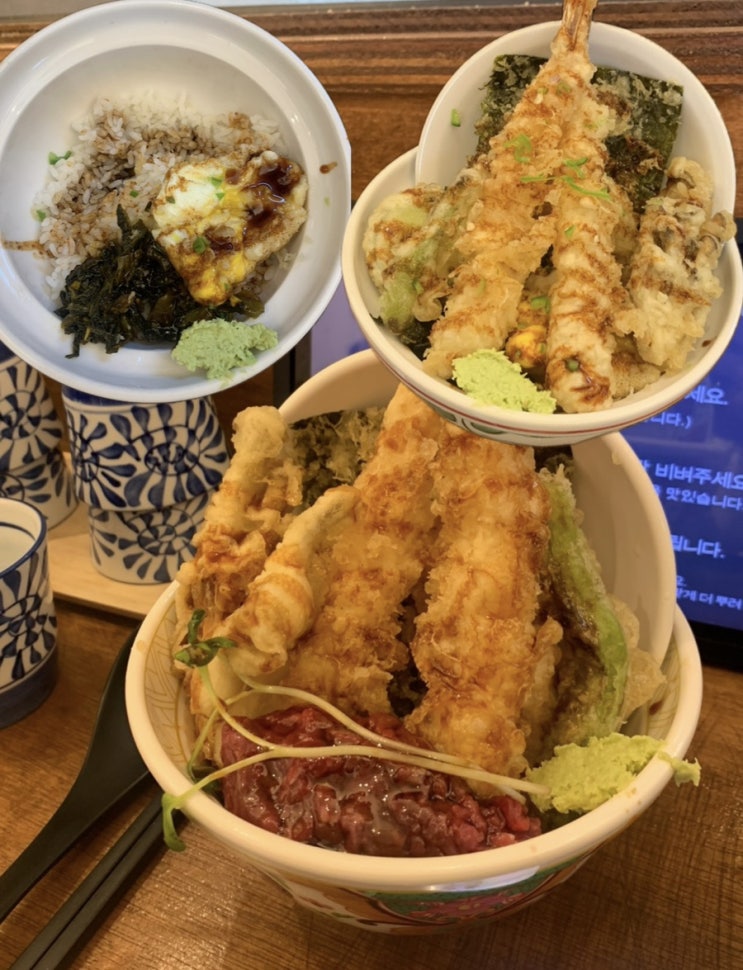 구남동 텐동맛집 추천, 새우와 단호박 튀김이 일품인 곳! 513텐동