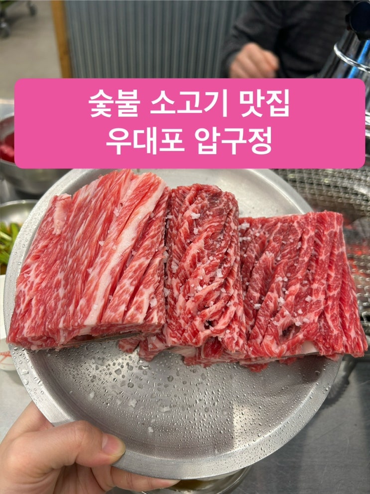  [압구정] 압구정 소고기 숯불양념구이 ,우대포