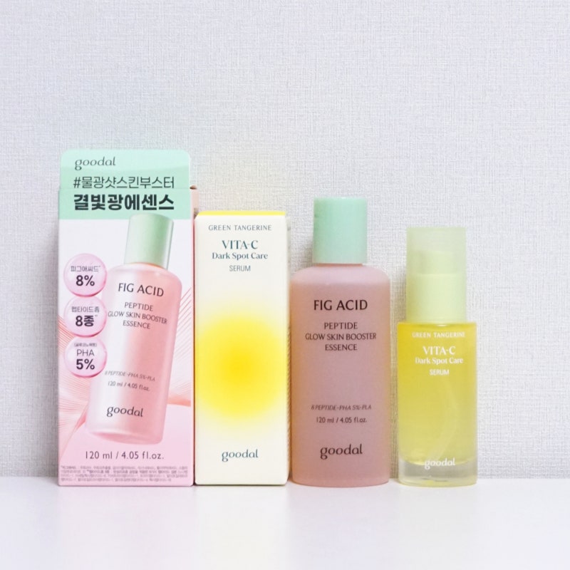 여배우 화잘먹템 구달피그애씨드 펩타이드 스킨부스터샷 에센스 청귤 비타C 잡티세럼 올영....