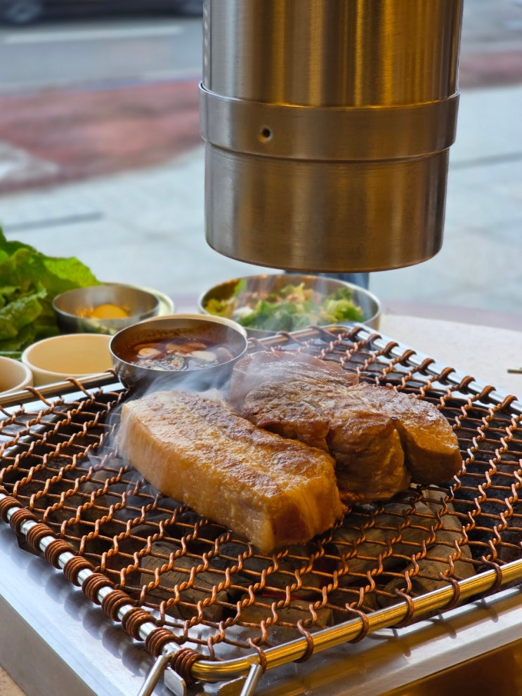  제주 애월 흑돼지 맛집 ::노포돼지:: 짚불의 향에 취해