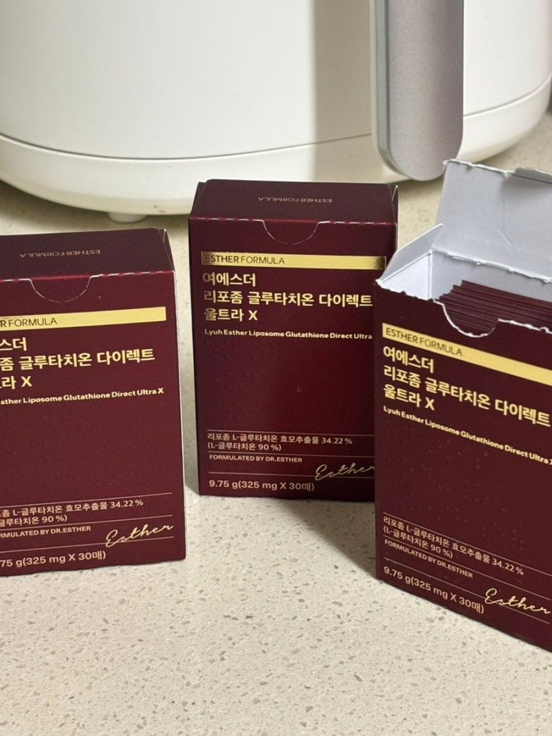 효과좋은 여에스더 리포좀 글루타치온 울트라 X 내돈내산 찐 솔직후기