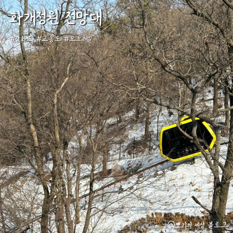  [여행]강화도 교동도 가볼만한 곳 | 화개정원 북한 전망대, 화개산 모노레일 후기