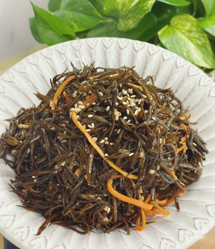  톳조림 만들기 단짠하게 쯔유 톳조림 레시피 반찬 톳요리법