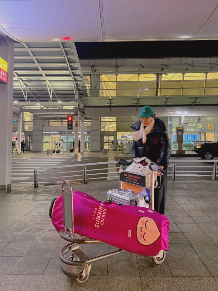  25년 2월 구마모토 골프여행 출발 인천공항 3시간 전 도착, 스카이 허브라운지