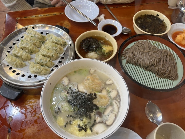  [주안맛집] 모밀국수, 만두맛집 청실홍실 주안직영점 방문 후기