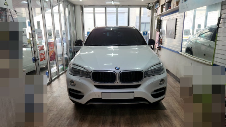  BMW X6 F16 모니터 교체형 카플레이 안드로이드 오토 장착
