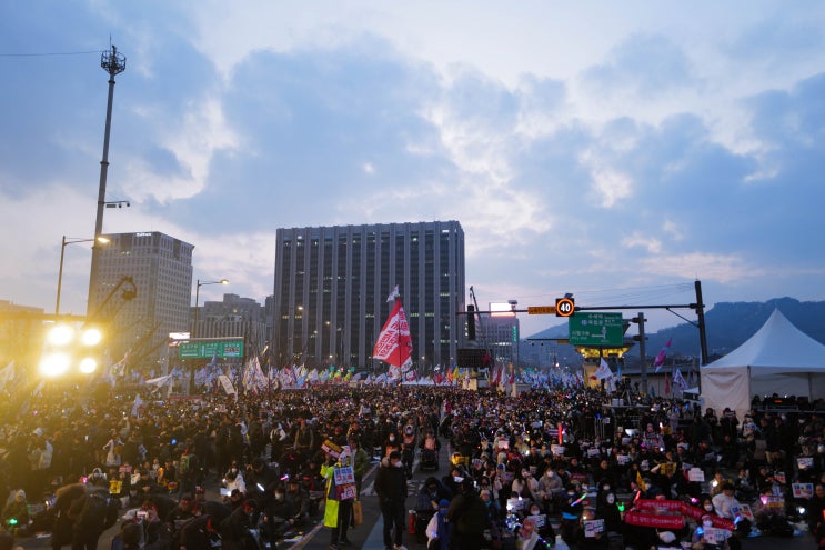 2월 15일 광화문 <b>윤석열탄핵 집회</b>
