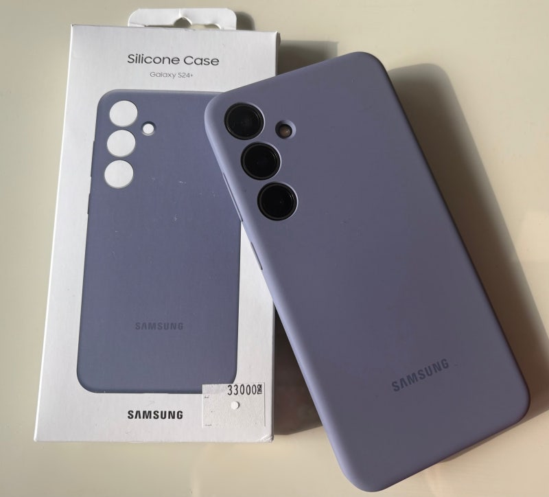 [제품 리뷰] 효도폰 구매 Galaxy 갤럭시 S24+(플러스) 512GB / 삼성 정품 실리콘 케이스 바이올렛 ....