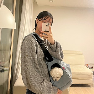 강아지 이동가방, 슬링백, 크로스백 추천 ㅣ 패리스독 강아지 슬링백 후기