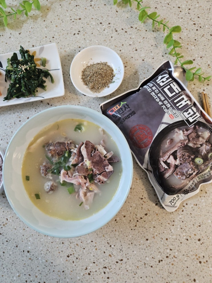  [사골 순대 내장 국밥] 잡내 없이 맛있게 즐기는 순대국밥 밀키트