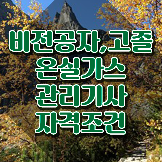  온실가스관리기사 일정 응시조건 독학으로 간단하게 성공한 방법