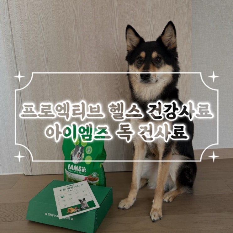  아이엠즈 독 사료 타임머신 키트 리뷰 / 강아지사료추천 기호성좋은사료 건강한사료