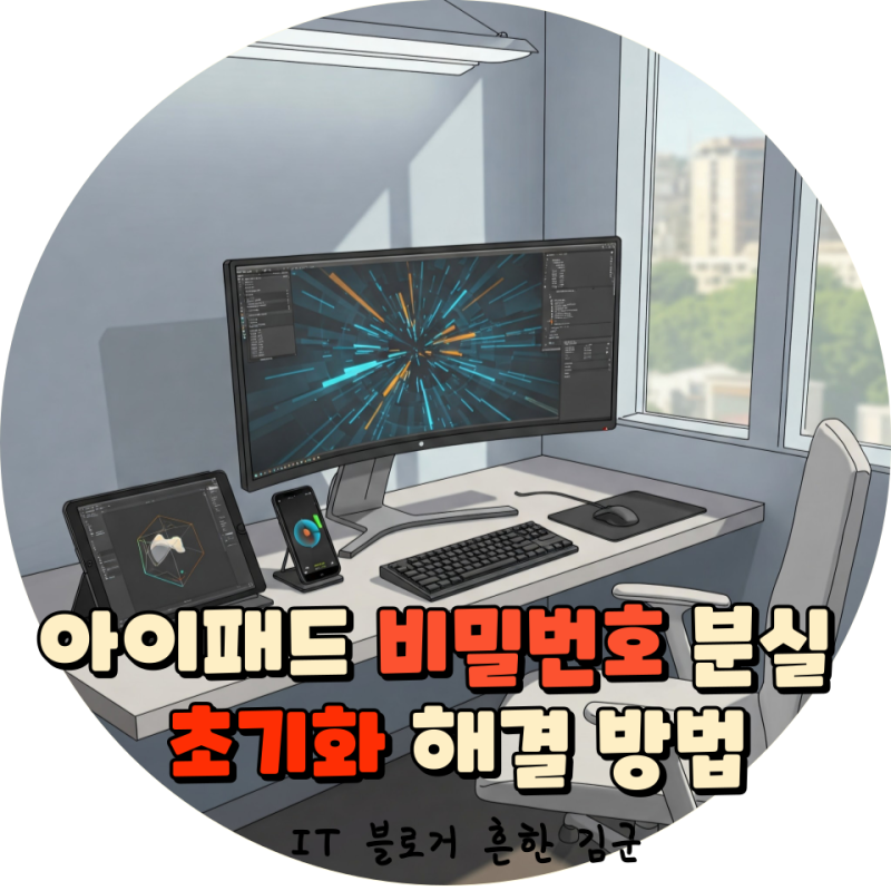 아이패드 비밀번호 분실 및 잃어버렸을때 초기화 해결 방법