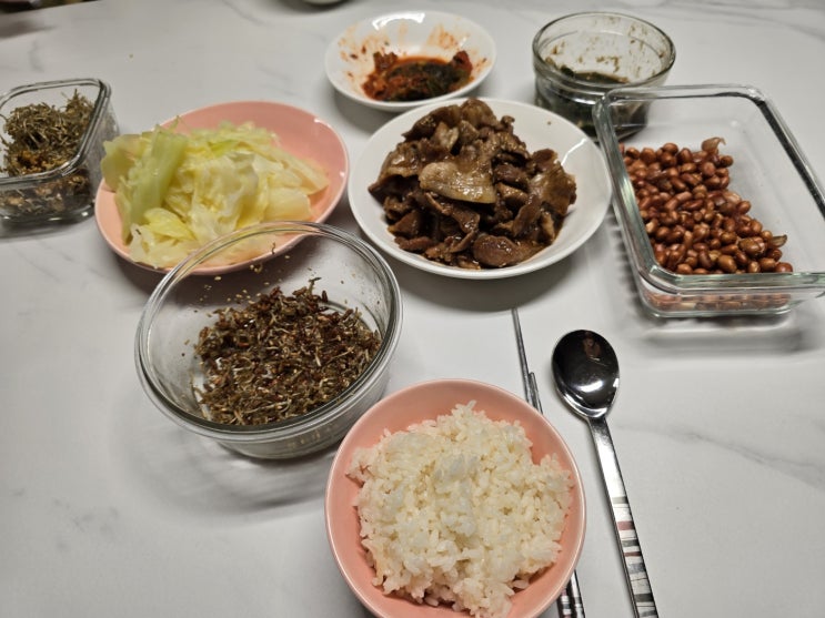  캠핑고기 최상급 한돈! 문경쑥돈 앞다리살 불고기 500g x 2개로 맛있는 저녁식사