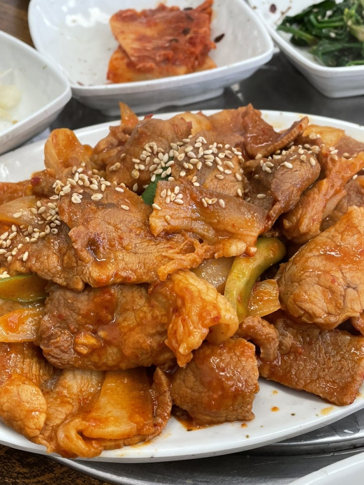  [포항한식]소울푸드 제육볶음 강자.. '산초록식당'