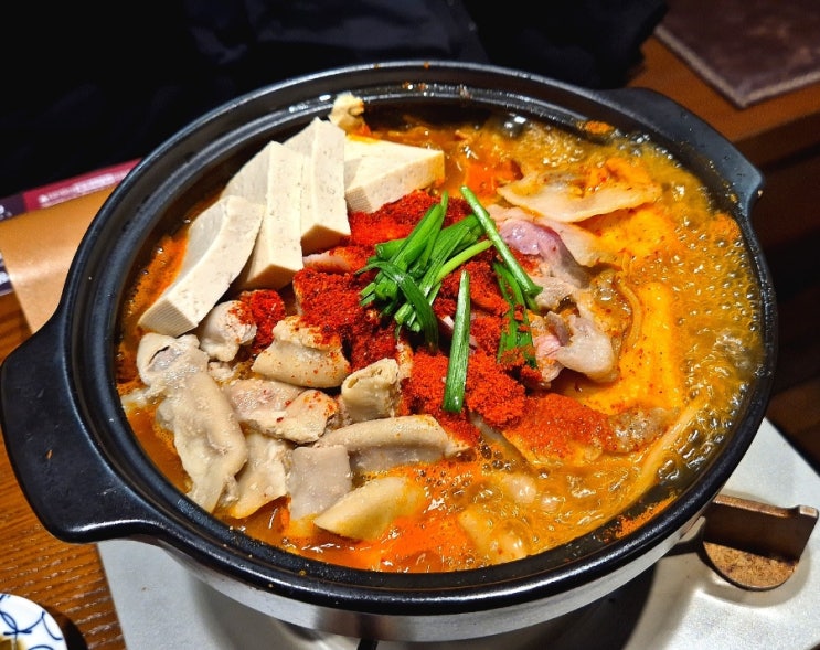  호랑이굴 방이동 블루리본 맛집 곱창전골 땡길때 여기