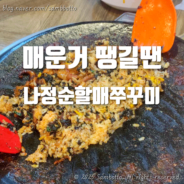  [내돈내산] 나정순할매쭈꾸미 파주운정점 방문 후기 | 또또또간집