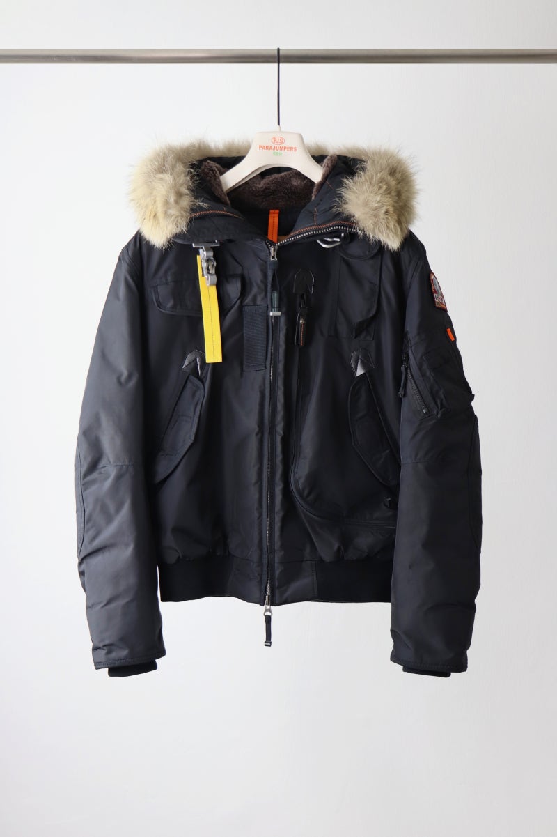 [판매완료] 파라점퍼스 22FW 고비 마스터피스 패딩 코요테 천연퍼 GOBI BOMBER JACKET COYOTE FUR BLACK L....