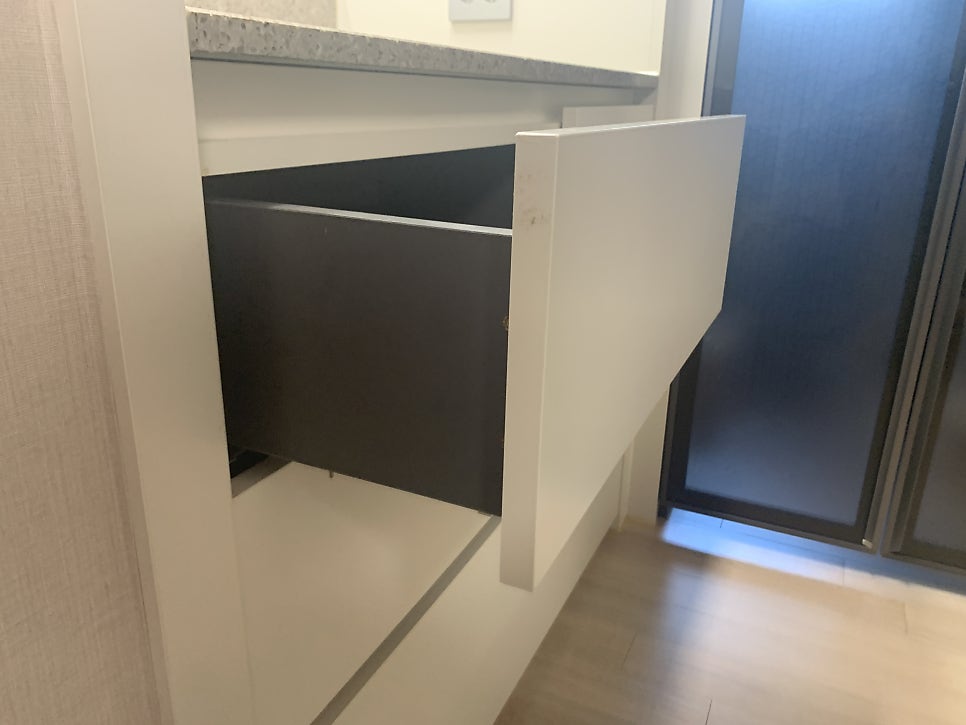 서랍장레일 언더레일 헤펠레 레일 교체
