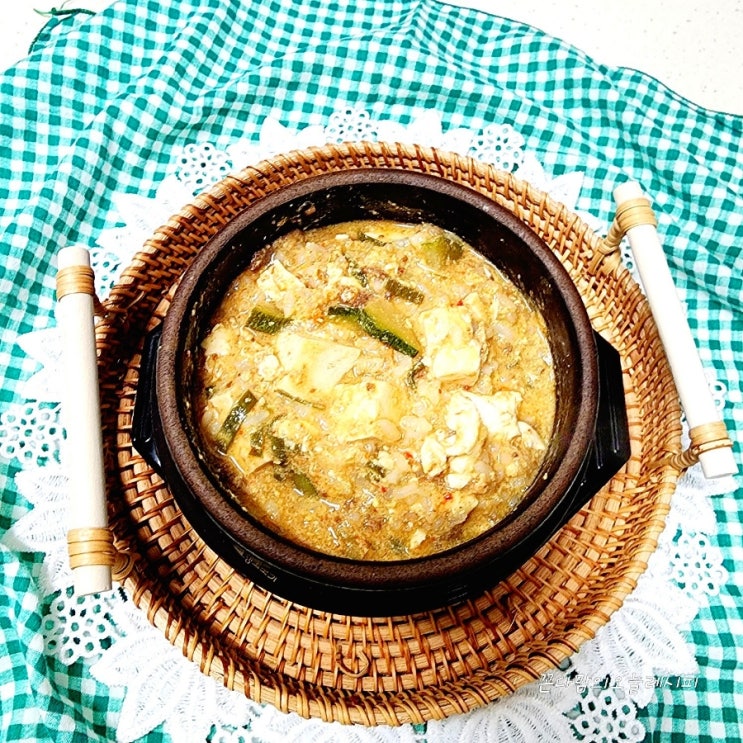  혼밥하기 좋은 된장술밥 만들기 맛있게 된장짜글이 끓이는 법