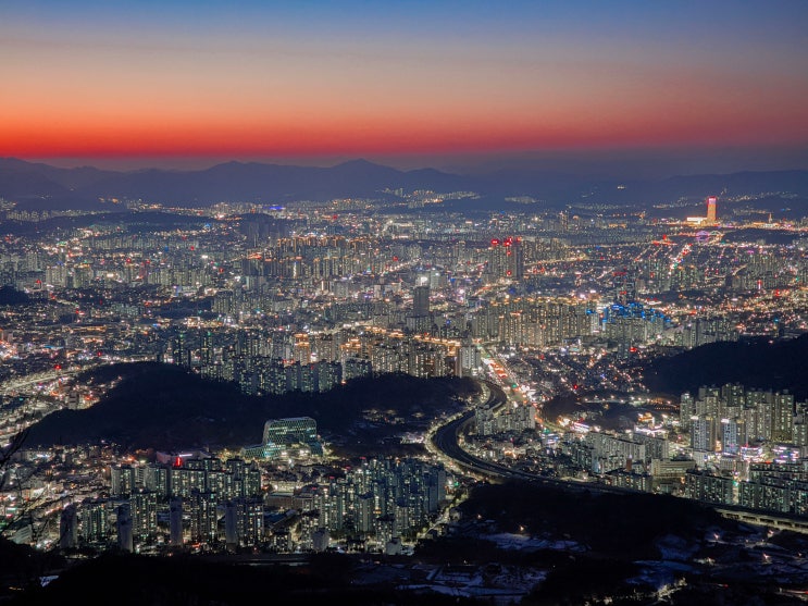  대전 볼거리, 일몰과 야경 명소 식장산 전망대(식장루 근황, 겨울 차량 통제, 주차, 헬기장, 일몰 타임랩스)