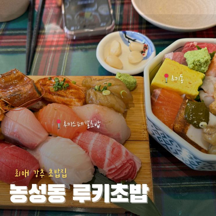  광주 서구 맛집 최애 초밥집 농성동 루키초밥