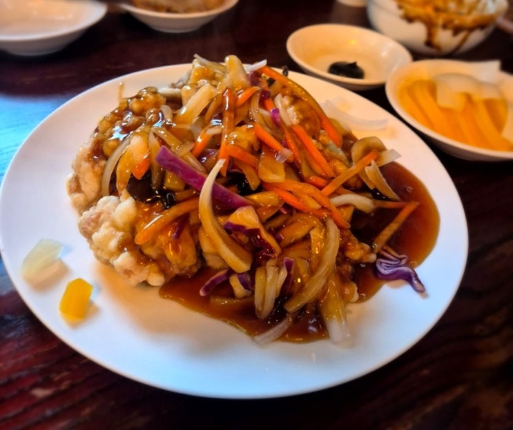  [김포/대곶면]바로 뽑아주시는 수타짜장면! 바삭한도 탕수육 맛집,라오샹하이