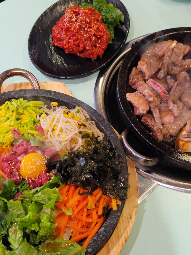  목포 소고기 맛집 꾸석지돌판한우 목포평화광장점 평화광장 가성비 고기집