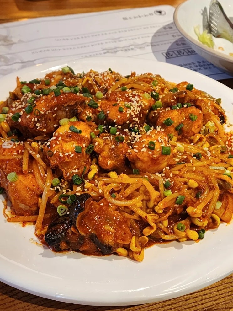  진월동점심 - 하마네아구찜 보이저진월점에서 아구찜과 들깨수제비로 든든한 한끼