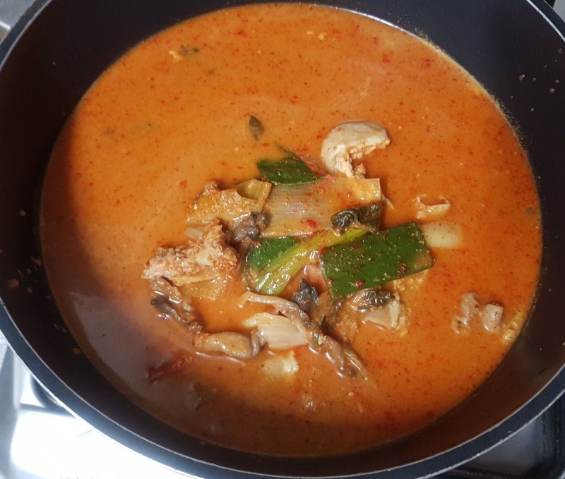 【비비고+쿠캣】 곱창순대전골 콜라보~
