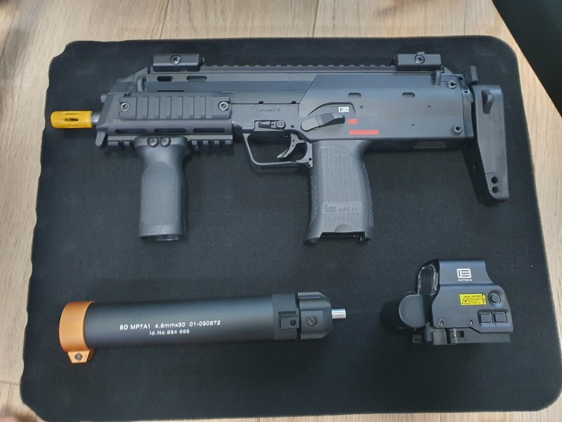GBB 가스건 리뷰 - VFC MP7 [Navy Seal GBB Airsoft Rifle V2]