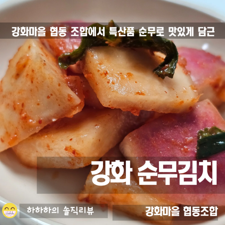  강화마을협동조합 강화 순무김치 특산품