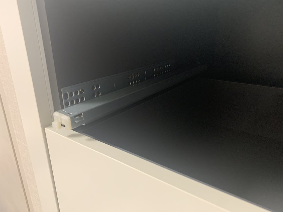 서랍장레일 언더레일 헤펠레 레일 교체