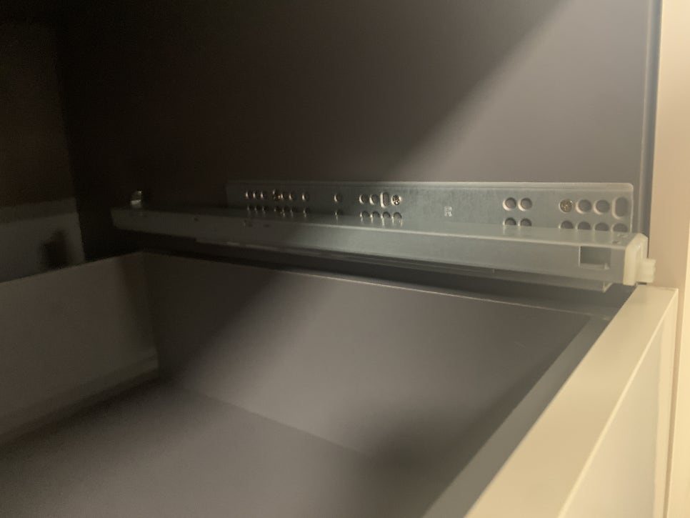 서랍장레일 언더레일 헤펠레 레일 교체