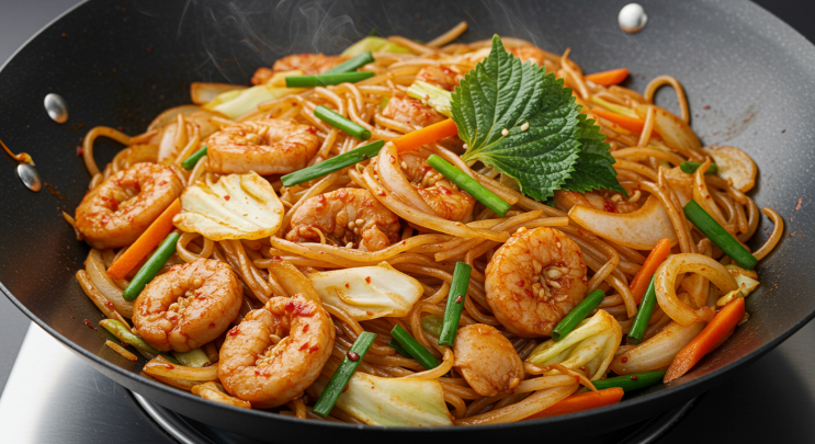  매콤달콤 쫄면 순대볶음 레시피! ️