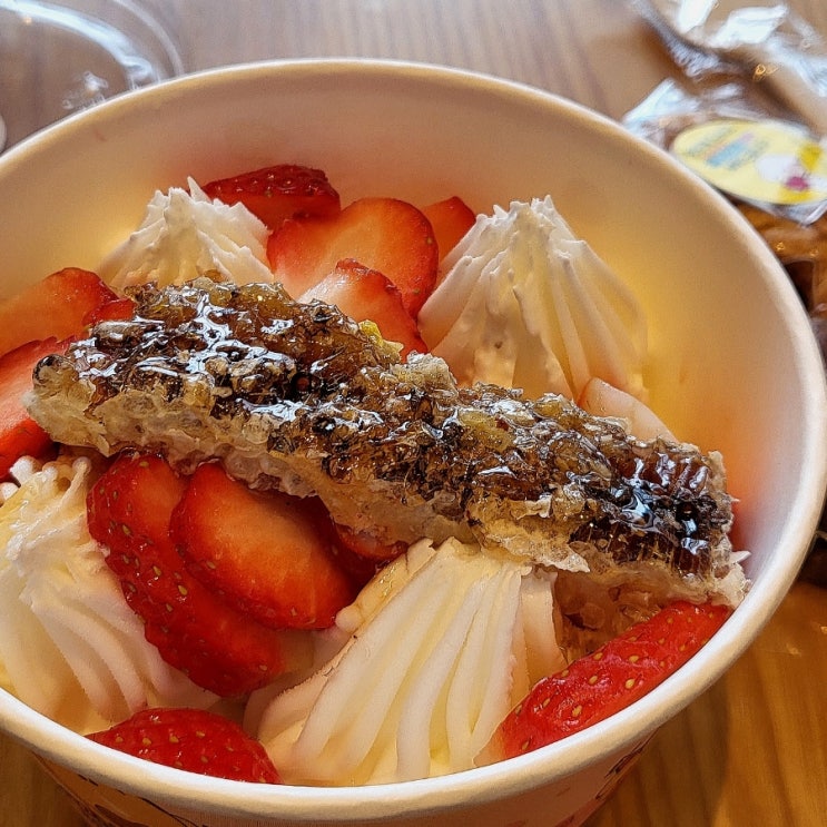 카페요아정 오류동역점 / 오류동역 요거트 아이스크림 / 저당 요아정 / 과일 벌집꿀 토핑 서비스 좋음 !
