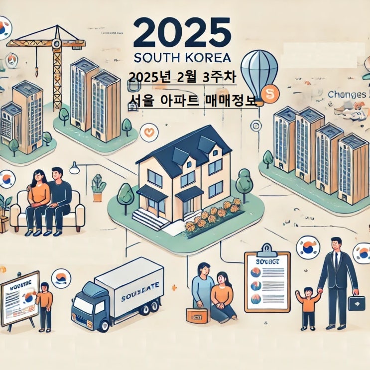  서울 아파트 실거래가로 보는 시세 변화!2025년 2월 3주차(2025.02.09 ~ 25.02.15) 가장 큰 하락/상승 아파트는? (역대 최고가,역대 최저가 매매 아파트포함)