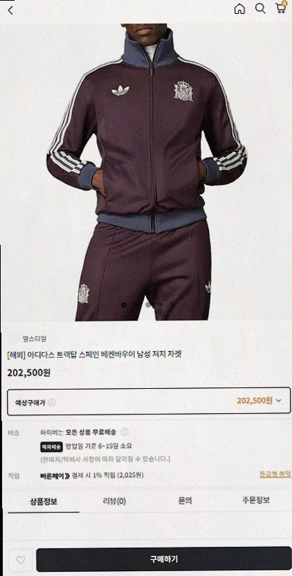  하이버로 남자 쇼핑몰의 모든 것