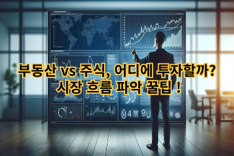  부동산 vs 주식, 어디에 투자할까? 시장 흐름 파악 꿀팁 공개!