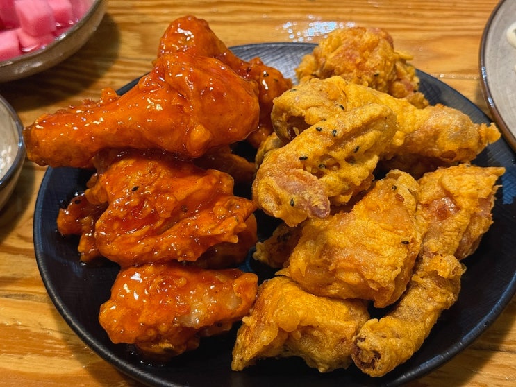  포항 창포동 맛집 치킨에 골뱅이소면까지 바로커부부통닭