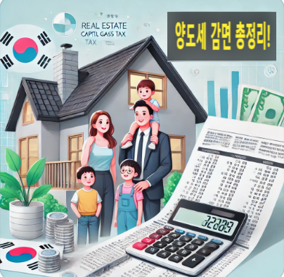  신혼부부·다자녀·임대사업자 필수 정보 양도세 감면 총정리!