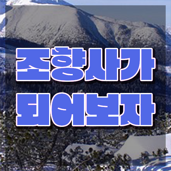 , 조향사 조건없이 편하게 준비하는 팁