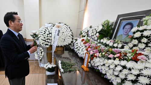 인천시, 일본군 위안부 피해자 <b>길원옥 할머니</b> 별세 <b>추모</b>