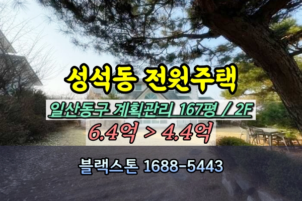  일산동구 성석동 전원주택 경매 100평대