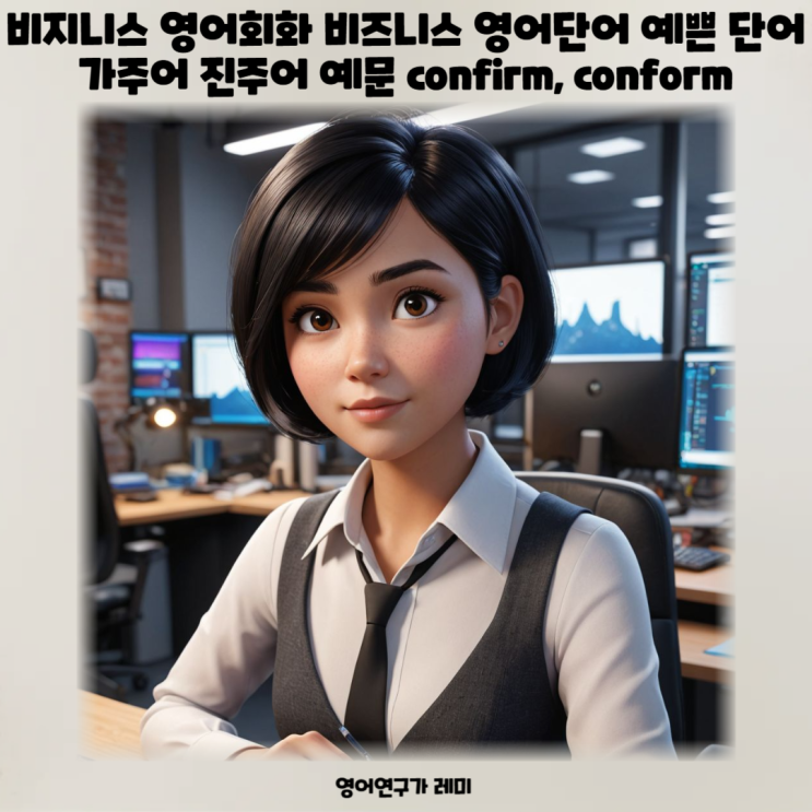 비지니스 영어회화 비즈니스 영어단어 예쁜 단어 가주어 진주어 예문 confirm, conform 비지니스 영어회화 비즈니스 영어단어 예쁜 단어 가주어 진주어 예문 confirm, conform