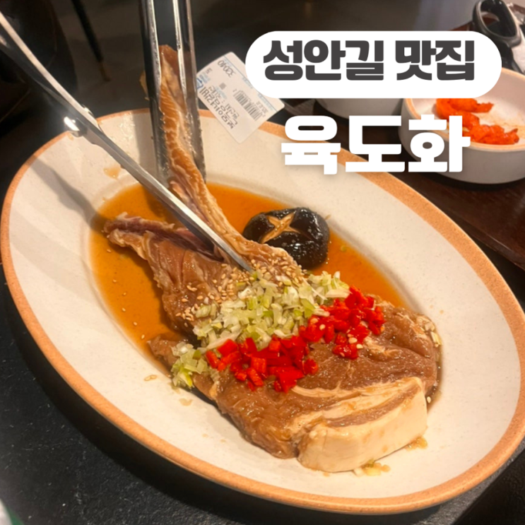  청주 성안길 고기 맛집 육도화 본목 갈비 내돈내산 후기